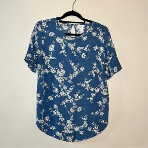 H&M x GP & J Baker Floral Blouse in Size 12